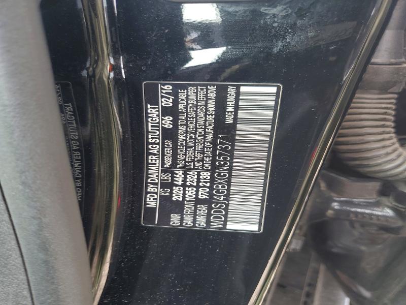 Aukcja sprzedaży 2016 Mercedes-benz Cla, vin: WDDSJ4GBXGN357371, numer aukcji: 58705046