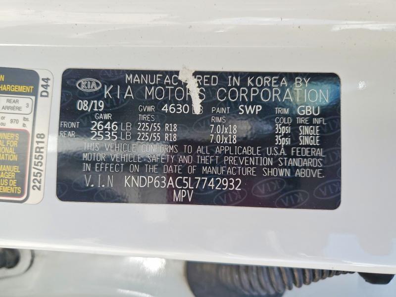 Aukcja sprzedaży 2020 Kia Sportage, vin: KNDP63AC5L7742932, numer aukcji: 58117776