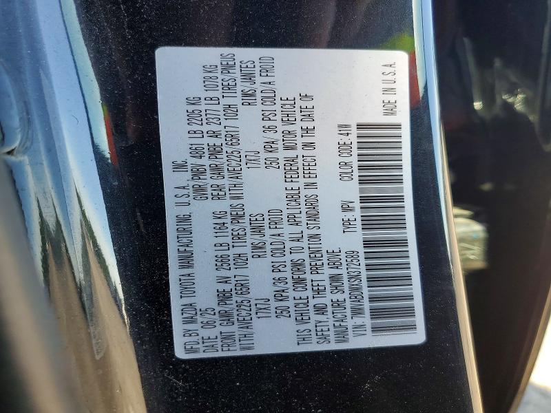 Aukcja sprzedaży 2025 Mazda Cx-50, vin: 7MMVABDMXSN372589, numer aukcji: 55301266