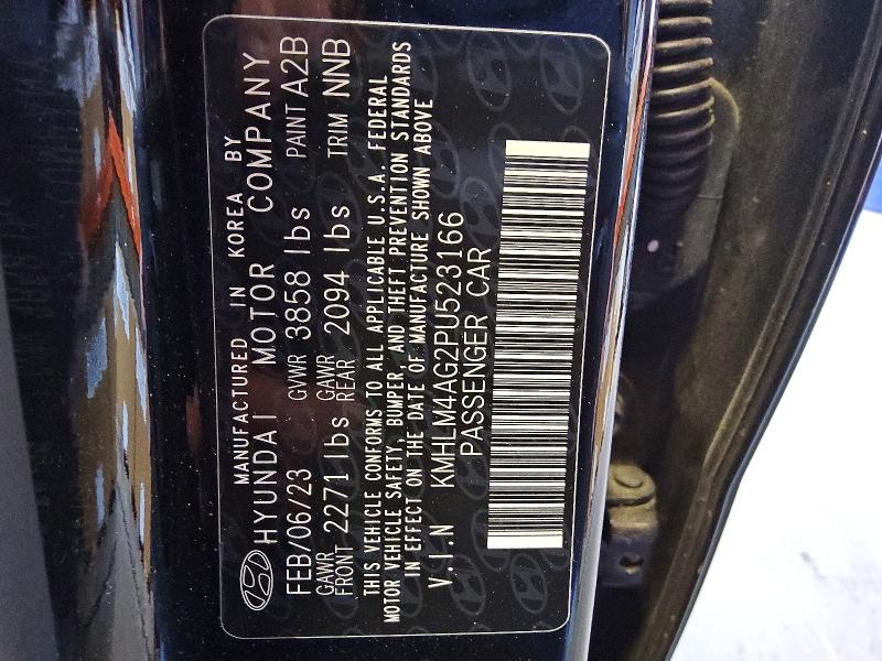 Продаж на аукціоні авто 2023 Hyundai Elantra, vin: KMHLM4AG2PU523166, номер лоту: 56685986