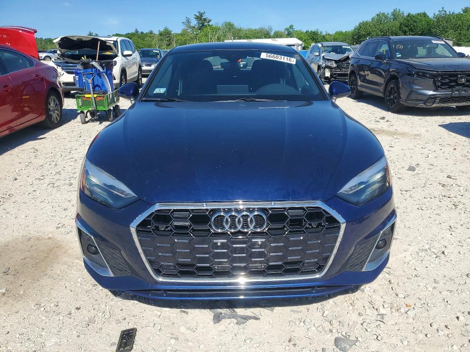 2021 Audi A5 მანქანა იყიდება აუქციონზე, vin: WAUDACF54MA058273, აუქციონის ნომერი: 56603116
