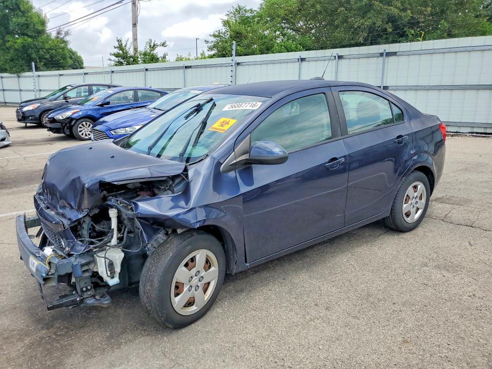 56887716 :رقم المزاد ، 1G1JA5SH2G4172088 vin ، 2016 Chevrolet Sonic مزاد بيع