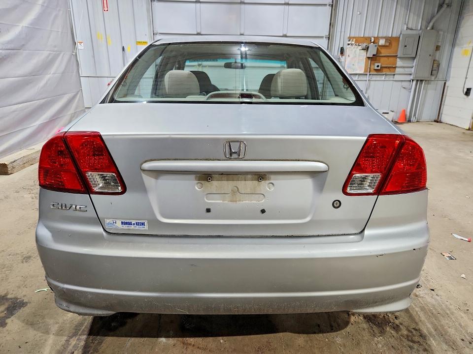 2004 Honda Civic მანქანა იყიდება აუქციონზე, vin: 2HGES16384H611601, აუქციონის ნომერი: 54424406