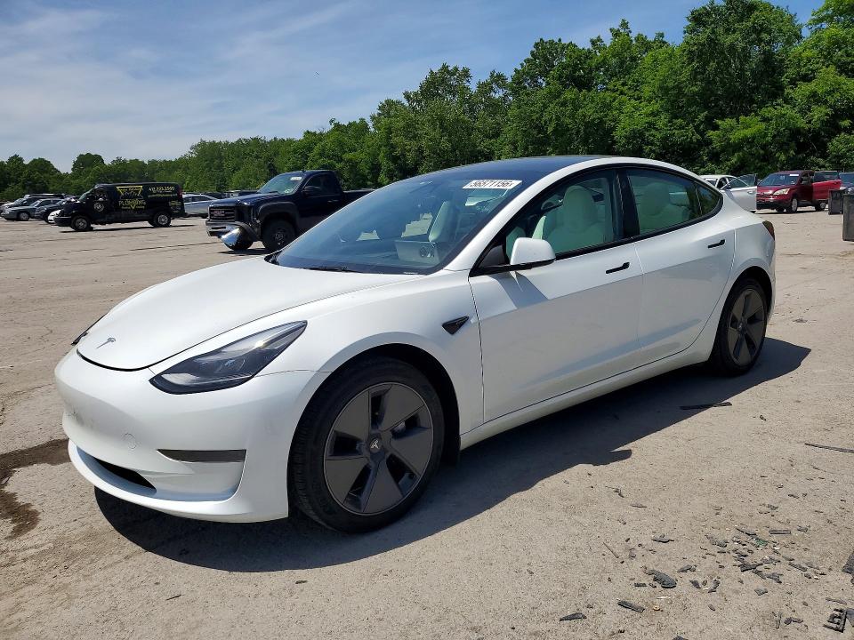 2023 Tesla Model 3 მანქანა იყიდება აუქციონზე, vin: 5YJ3E1EA4PF588454, აუქციონის ნომერი: 56571156