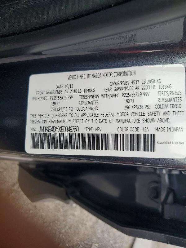 Aukcja sprzedaży 2014 Mazda Cx-5, vin: JM3KE4DYXE0349750, numer aukcji: 56718606