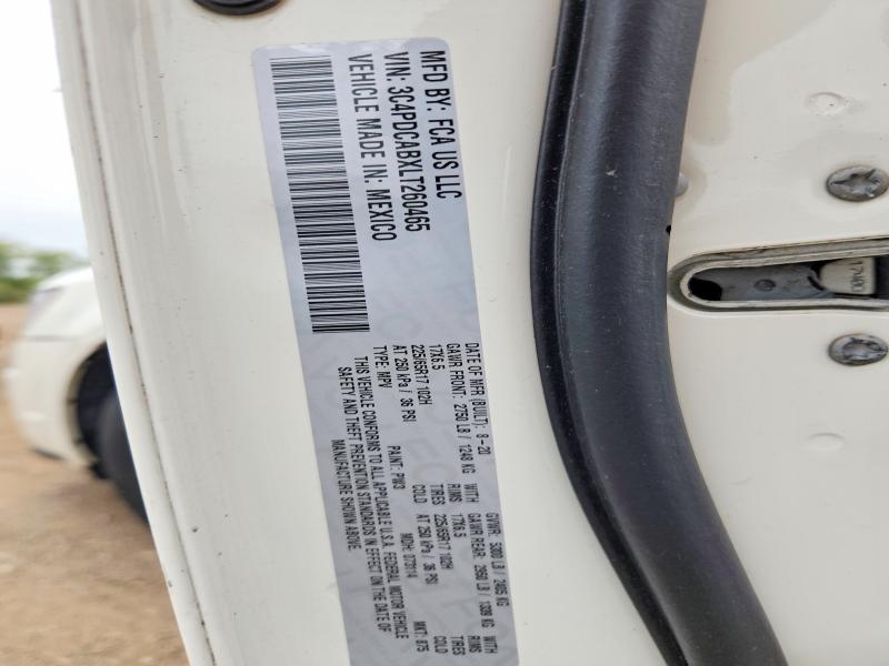 Продажа на аукционе авто 2020 Dodge Journey, vin: 3C4PDCABXLT260465, номер лота: 54244606