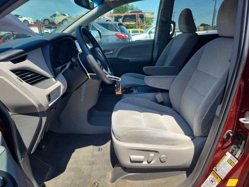 2017 Toyota Sienna მანქანა იყიდება აუქციონზე, vin: 5TDKZ3DCXHS799332, აუქციონის ნომერი: 58745816