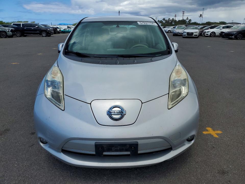 2014 Nissan Leaf მანქანა იყიდება აუქციონზე, vin: 1N4AZ0CP4EC337155, აუქციონის ნომერი: 57037756