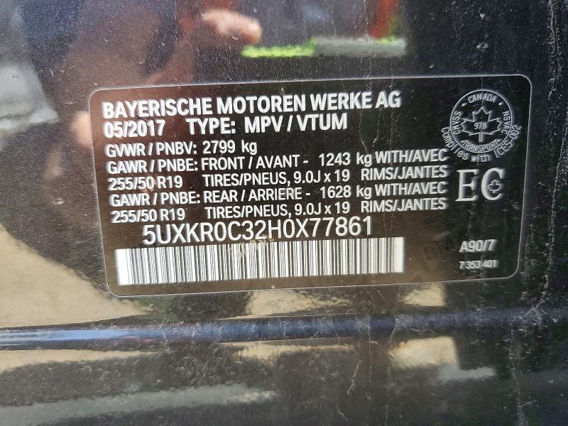 Продаж на аукціоні авто 2017 Bmw X5, vin: 5UXKR0C32H0X77861, номер лоту: 52933916