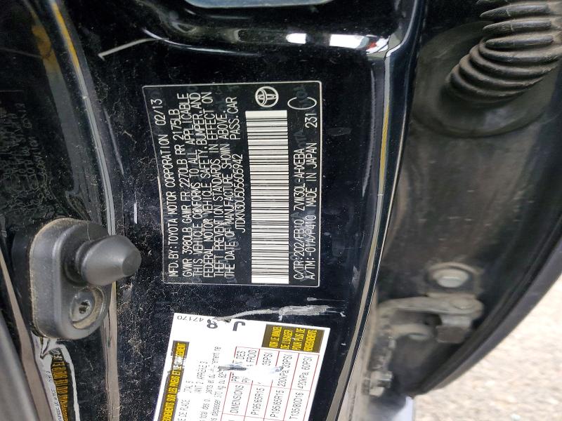 Aukcja sprzedaży 2013 Toyota Prius, vin: JTDKN3DU5D5605942, numer aukcji: 56665186