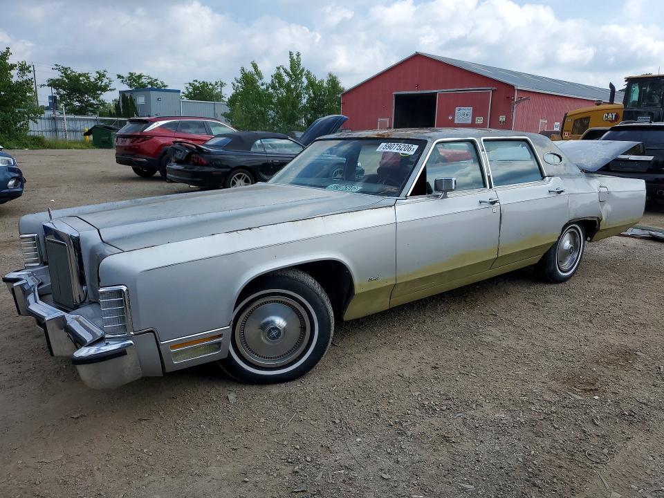 59075206 :رقم المزاد ، 7Y82A937900 vin ، 1977 Lincoln Continental Town Ca مزاد بيع