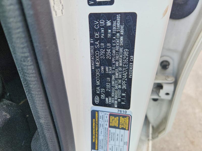 Продаж на аукціоні авто 2020 Kia Forte, vin: 3KPF24AD7LE162989, номер лоту: 56582596