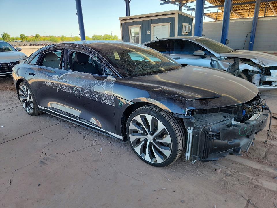 2022 Lucid Motors Air მანქანა იყიდება აუქციონზე, vin: 50EA1GBA7NA005998, აუქციონის ნომერი: 55579276