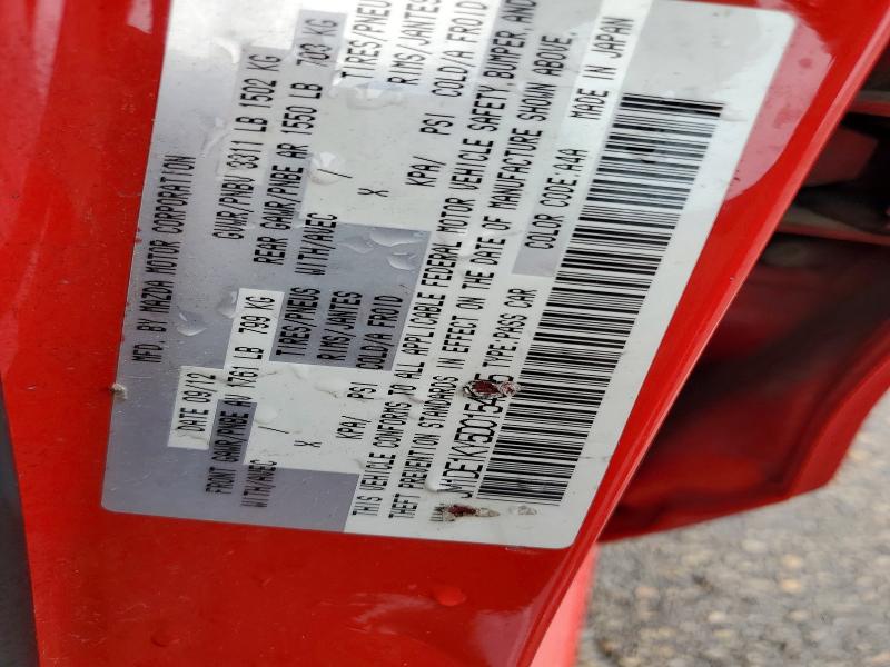 58833136 :رقم المزاد ، JM1DE1KY5D0154995 vin ، 2013 Mazda Mazda2 مزاد بيع