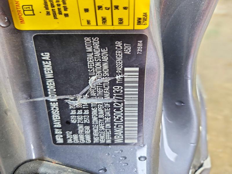 58758636 :رقم المزاد ، WBAKG1C50CJ217139 vin ، 2012 Bmw 335 مزاد بيع