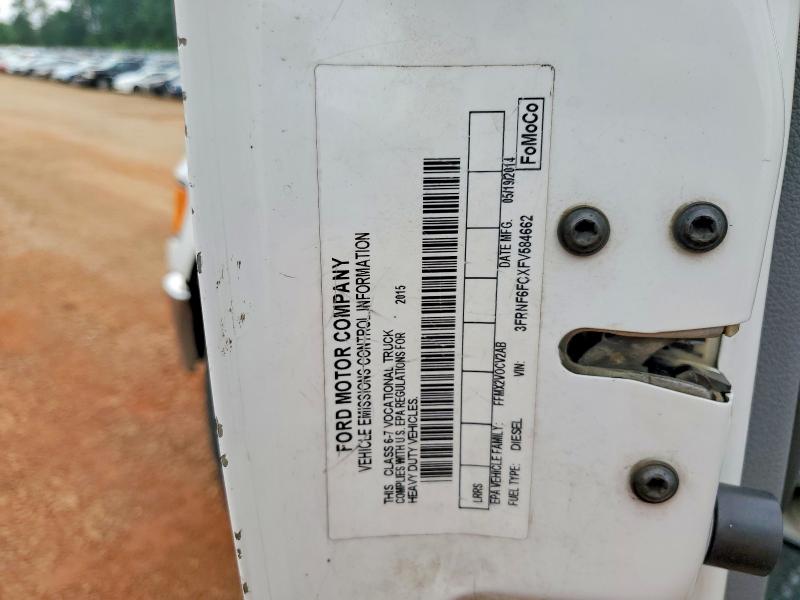 2015 Ford F650 მანქანა იყიდება აუქციონზე, vin: 3FRNF6FCXFV584662, აუქციონის ნომერი: 56535466