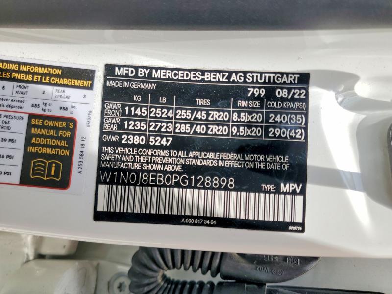 Aukcja sprzedaży 2023 Mercedes-benz Glc Coupe, vin: W1N0J8EB0PG128898, numer aukcji: 58662206