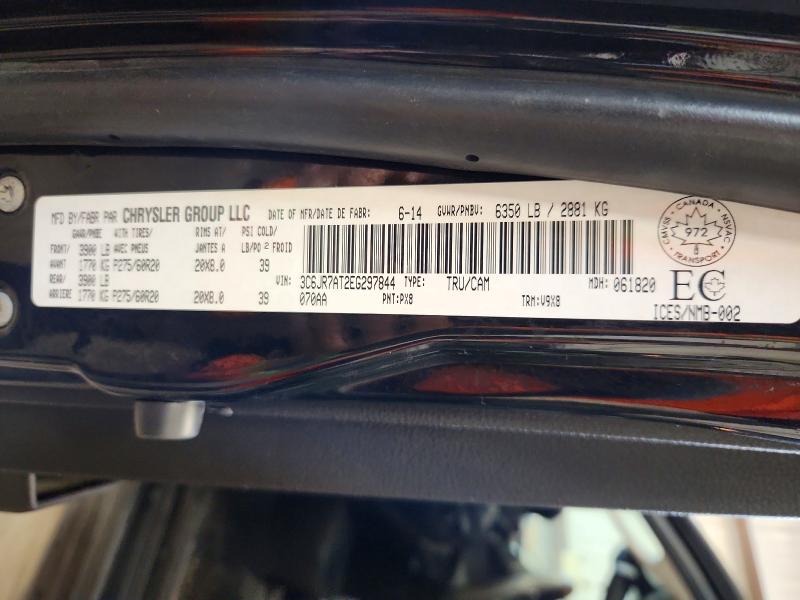 Продаж на аукціоні авто 2014 Ram 1500, vin: 3C6JR7AT2EG297844, номер лоту: 56119386