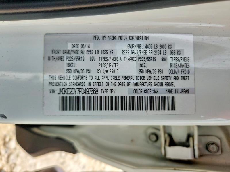 Aukcja sprzedaży 2015 Mazda Cx-5, vin: JM3KE2DY7F0497568, numer aukcji: 58098476
