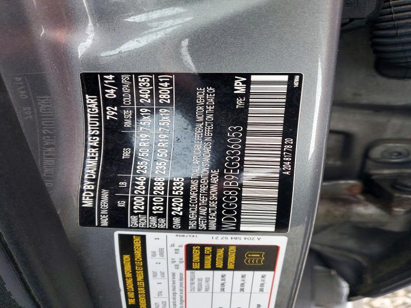 Продаж на аукціоні авто 2014 Mercedes-benz Glk, vin: WDCGG8JB9EG336053, номер лоту: 57516186