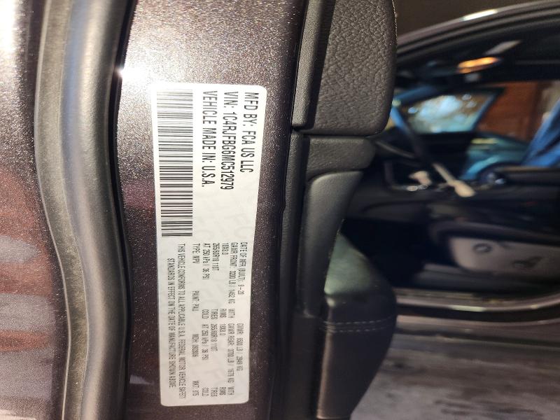 Продажа на аукционе авто 2021 Jeep Grand Cherokee, vin: 1C4RJFBG6MC512979, номер лота: 58212966