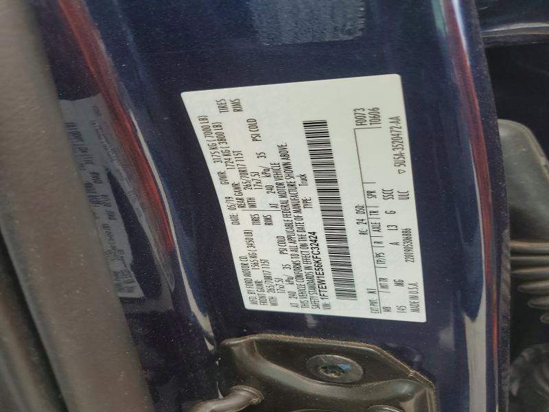 Aukcja sprzedaży 2019 Ford F150, vin: 1FTEW1E56KFC32424, numer aukcji: 55703826