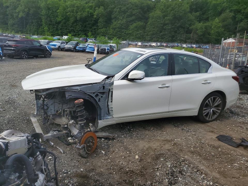 2022 Infiniti Q50 მანქანა იყიდება აუქციონზე, vin: JN1EV7CR1NM340531, აუქციონის ნომერი: 55780606