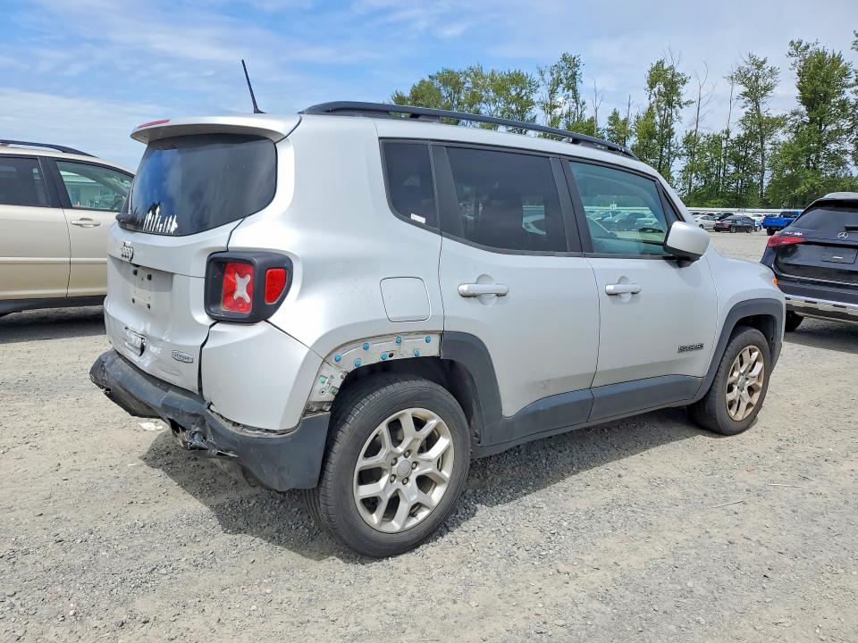 Продажа на аукционе авто 2018 Jeep Renegade, vin: ZACCJABB2JPH21608, номер лота: 54551446