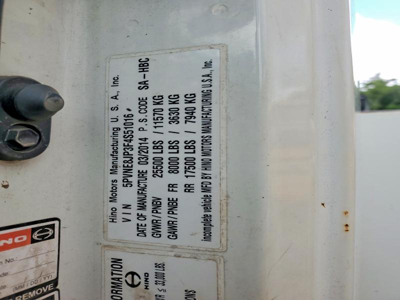 Auction sale of the 2015 Hino 222, vin: 5PVNE8JP3F4S51016, lot number: 56774406