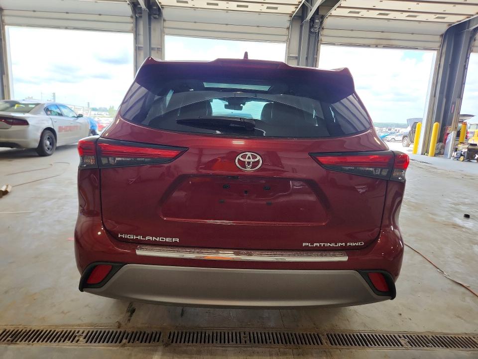 58106686 :رقم المزاد ، 5TDKDRBH2PS046778 vin ، 2023 Toyota Highlander مزاد بيع