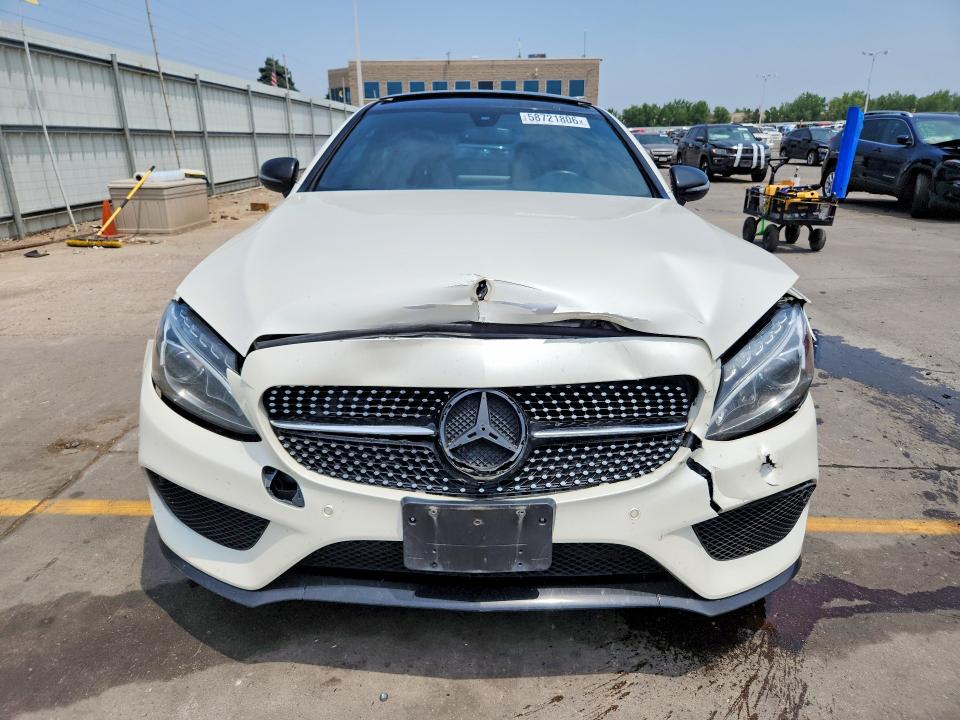 58721806 :رقم المزاد ، WDDWJ4KB7HF341164 vin ، 2017 Mercedes-benz C مزاد بيع