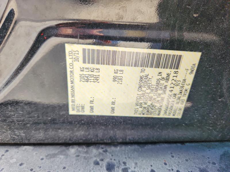 Aukcja sprzedaży 2016 Nissan Maxima, vin: 1N4AA6AP5GC412218, numer aukcji: 55952146