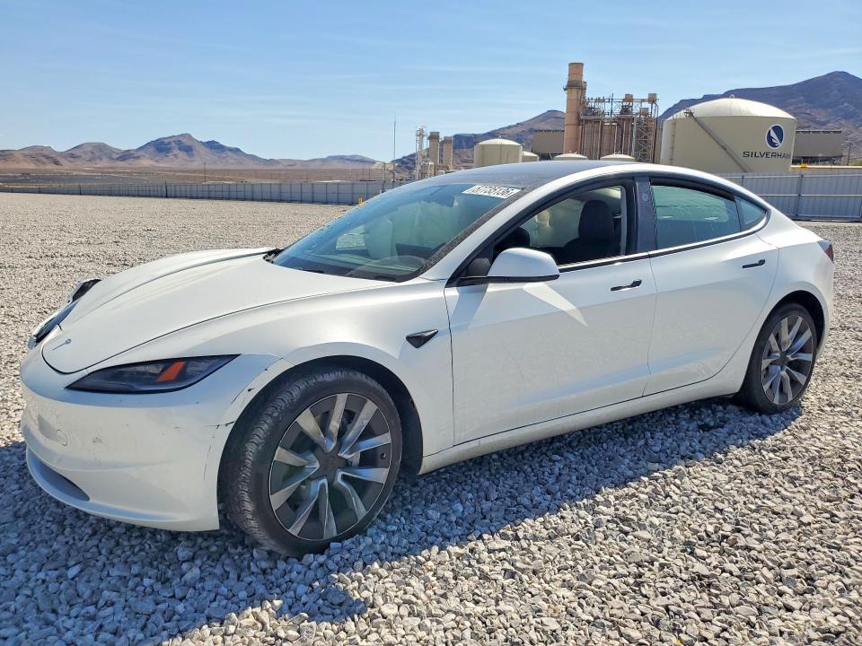 57735136 :رقم المزاد ، 5YJ3E1EA9RF767043 vin ، 2024 Tesla Model 3 مزاد بيع
