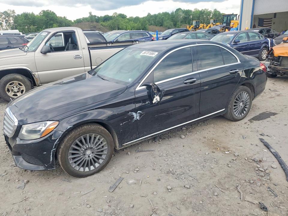 2015 Mercedes-benz C მანქანა იყიდება აუქციონზე, vin: 55SWF4KB6FU029123, აუქციონის ნომერი: 58781666