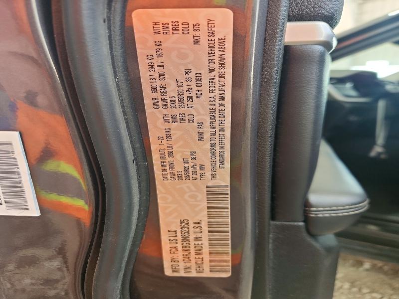 57074406 :رقم المزاد ، 1C4RJKBG8N8523625 vin ، 2022 Jeep Grand Cherokee مزاد بيع