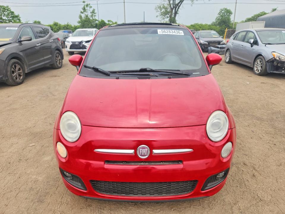 56283436 :رقم المزاد ، 3C3CFFBR4CT107901 vin ، 2012 Fiat 500 مزاد بيع