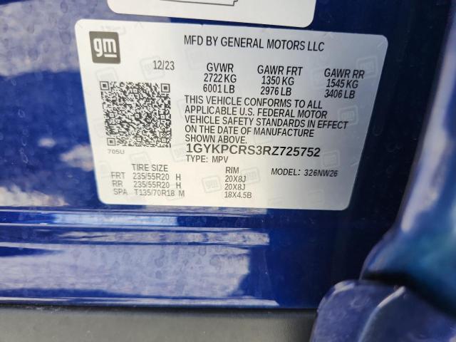 Продажа на аукционе авто 2024 Cadillac Xt6, vin: 1GYKPCRS3RZ725752, номер лота: 58489316