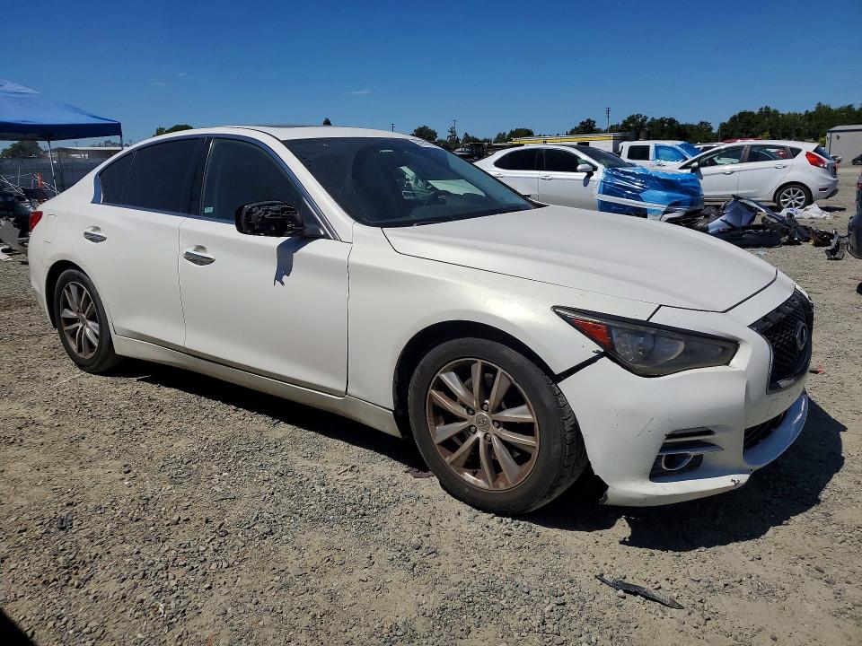58956766 :رقم المزاد ، JN1BV7AP6FM345231 vin ، 2015 Infiniti Q50 مزاد بيع