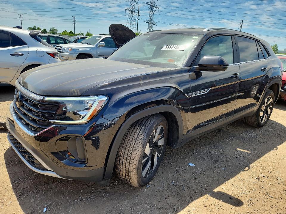 55531926 :رقم المزاد ، 1V2HE2CA9RC253316 vin ، 2024 Volkswagen Atlas Cross Sport مزاد بيع