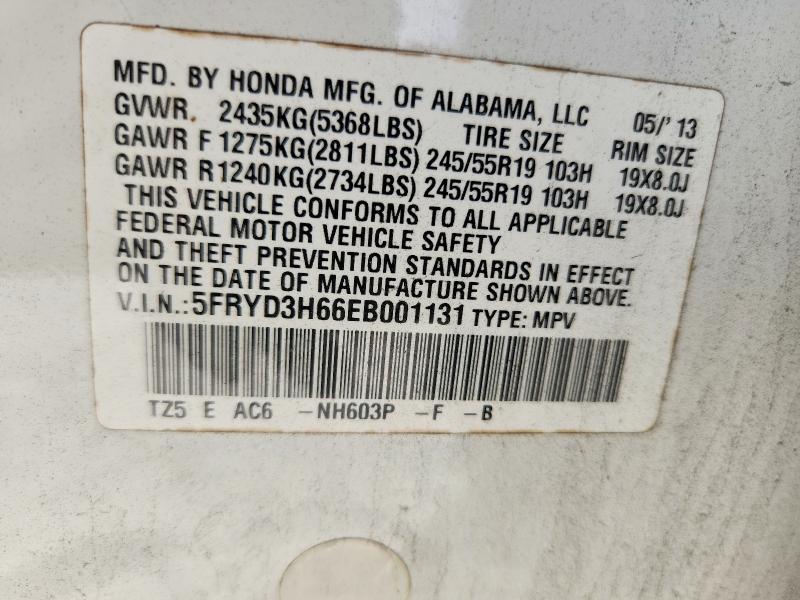 Продажа на аукционе авто 2014 Acura Mdx, vin: 5FRYD3H66EB001131, номер лота: 55318176