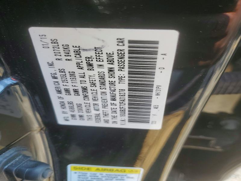 58746006 :رقم المزاد ، 19UUB2F72FA016278 vin ، 2015 Acura Tlx مزاد بيع
