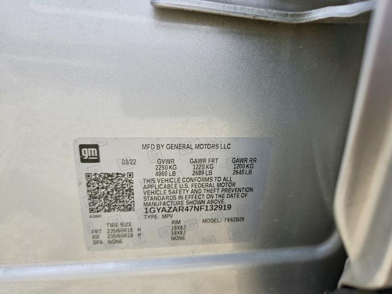 Aukcja sprzedaży 2022 Cadillac Xt4, vin: 1GYAZAR47NF132919, numer aukcji: 56925136