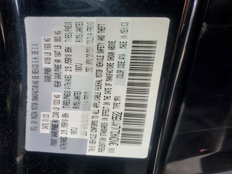 Продажа на аукционе авто 2020 Mazda Cx-30, vin: 3MVDMACLXLM116582, номер лота: 56977596