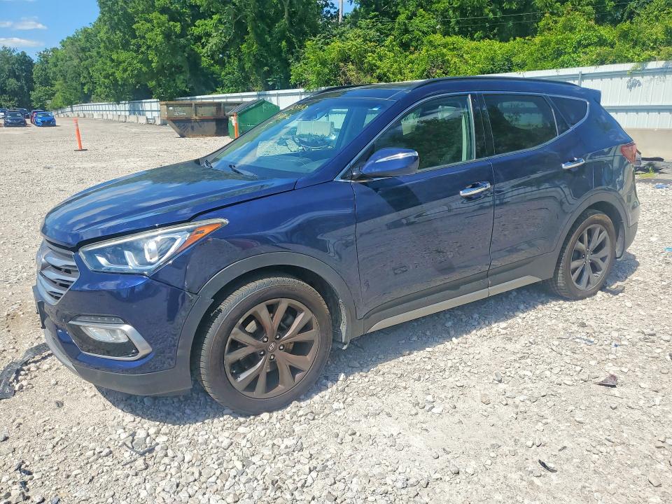57434766 :رقم المزاد ، 5XYZW4LA4HG478414 vin ، 2017 Hyundai Santa Fe Sport مزاد بيع