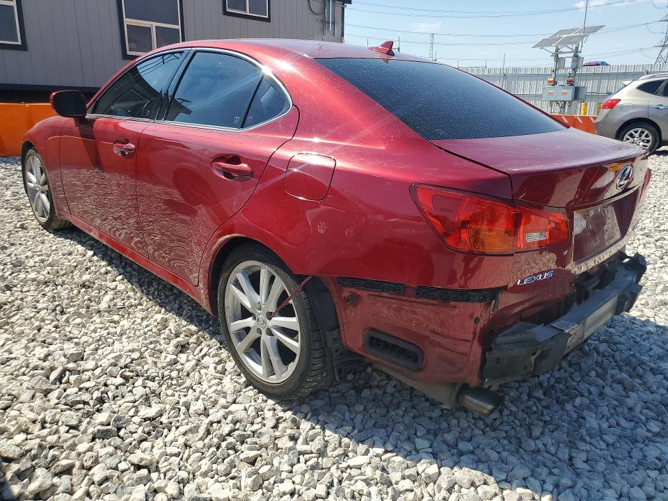 2007 Lexus Is მანქანა იყიდება აუქციონზე, vin: JTHBK262675033216, აუქციონის ნომერი: 57738196
