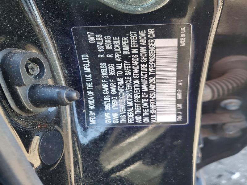 58384476 :رقم المزاد ، SHHFK7H26JU401282 vin ، 2018 Honda Civic مزاد بيع