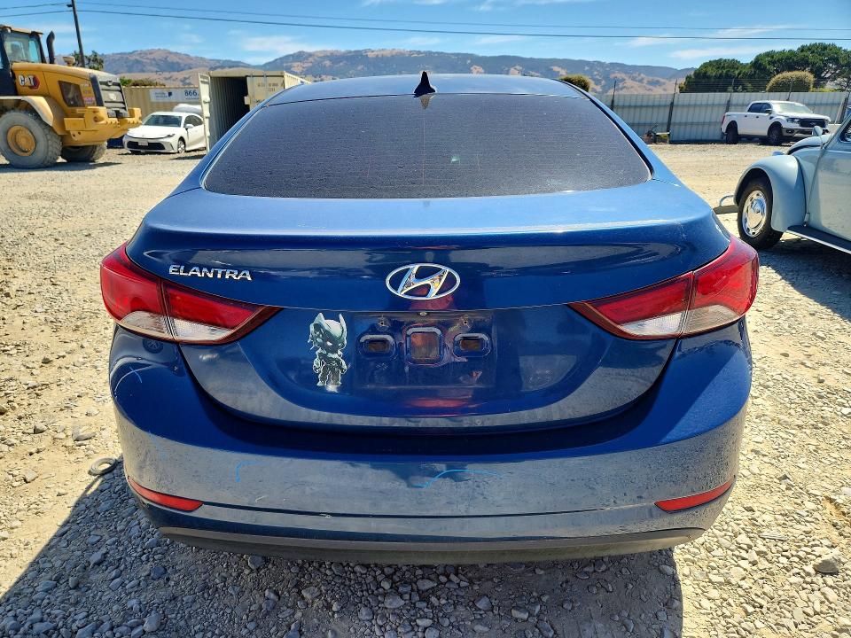 2016 Hyundai Elantra მანქანა იყიდება აუქციონზე, vin: KMHDH4AE2GU478964, აუქციონის ნომერი: 55806666