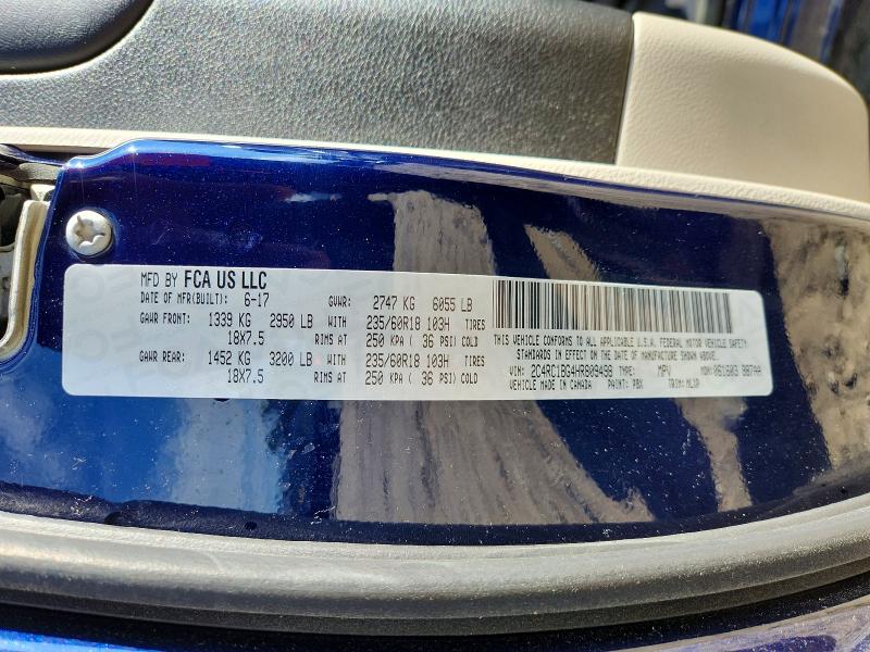 Aukcja sprzedaży 2017 Chrysler Pacifica, vin: 2C4RC1BG4HR809498, numer aukcji: 55275866