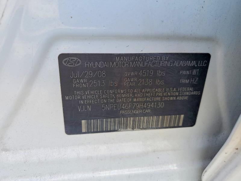 Aukcja sprzedaży 2009 Hyundai Sonata, vin: 5NPEU46F79H494130, numer aukcji: 58140216