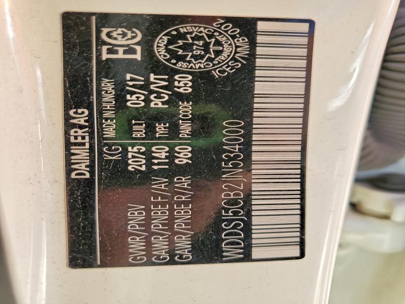 58392886 :رقم المزاد ، WDDSJ5CB2JN534000 vin ، 2018 Mercedes-benz Cla مزاد بيع